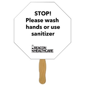 Stop Sign Hand Fan - LC2560