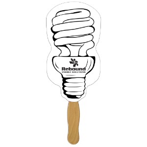CFL Light Bulb Hand Fan - LC2585