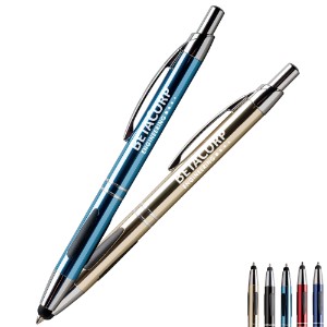 Vienna™ Retractable Ballpoint Metal Pen & Stylus - HB2769
