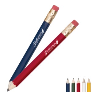 Hex Wooden Golf Pencil with Eraser - GB4067
