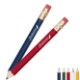 Hex Wooden Golf Pencil with Eraser