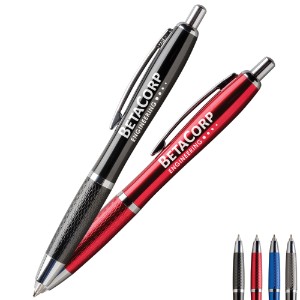 Nashoba Torch™ Ballpoint Retractable Metal Pen w/ LED Light - HB2792