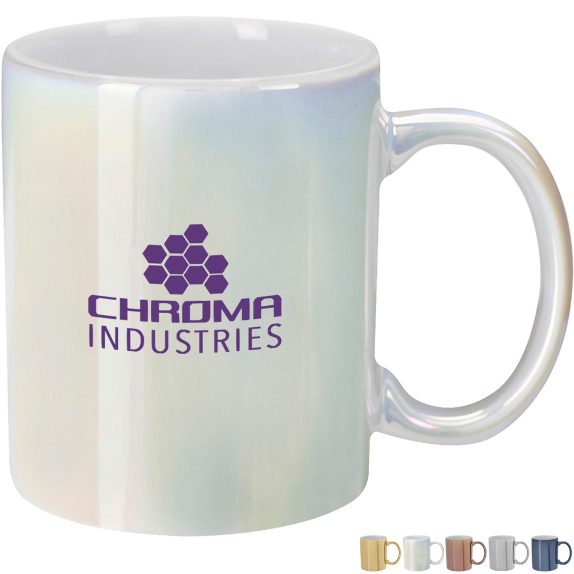 Product Photo 1 Iridescent Ceramic Mug, 12oz.