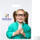 Photo 1 Digital Full Color Plastic Die Cut Take Home Bag, 12" x 15"