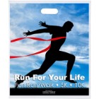 Photo 2 Digital Full Color Plastic Die Cut Take Home Bag, 15" x 18"