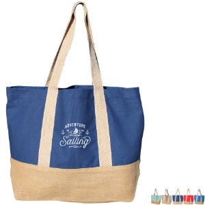 County Line Cotton & Jute Tote - SU1500