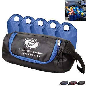Reusable Grocery Pod Polyester Tote Set - GH4115