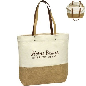 Essence Canvas & Jute Tote - GH4120