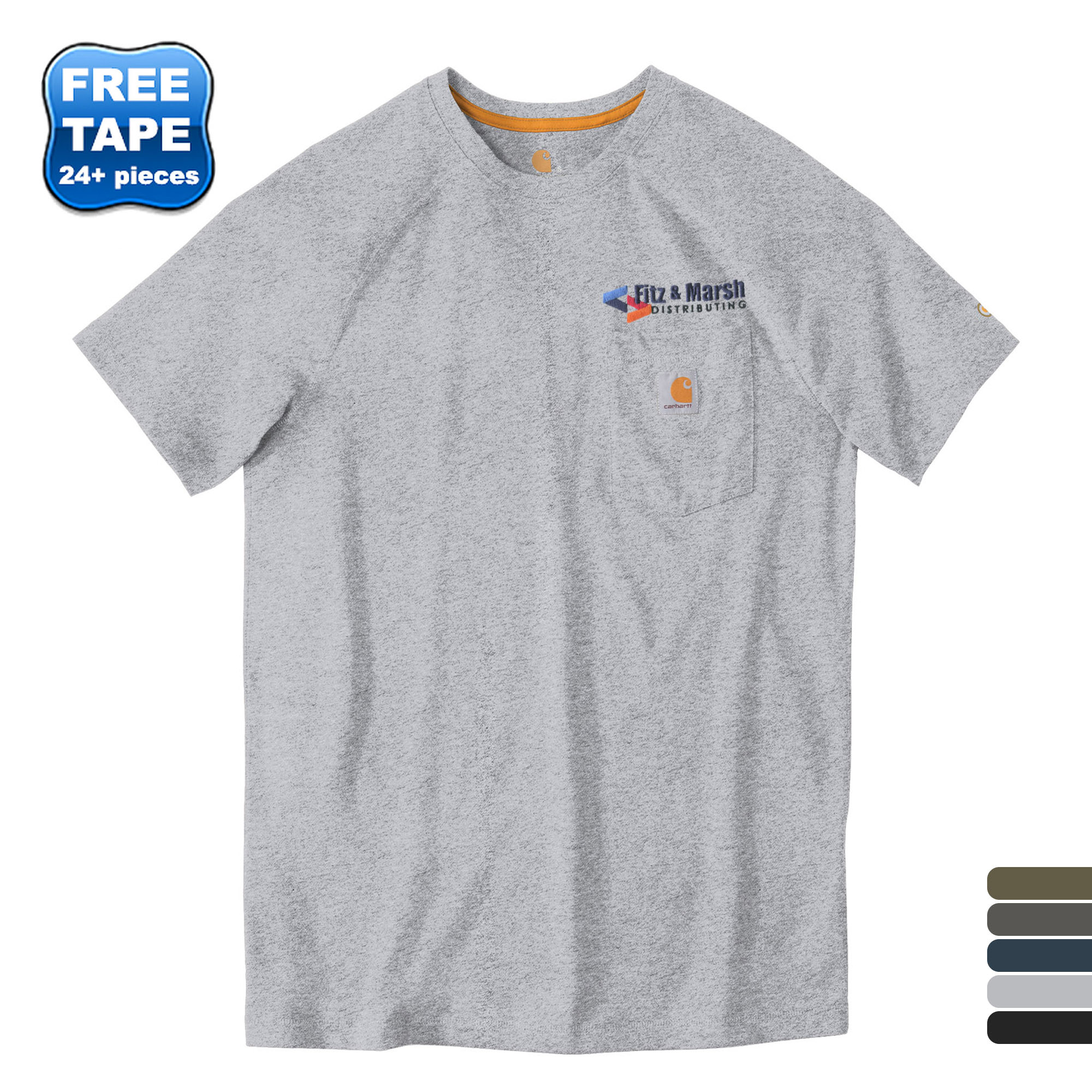Product Photo 1 Carhartt Force® Cotton Delmont Short Sleeve T-Shirt