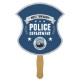 Badge Hand Fan