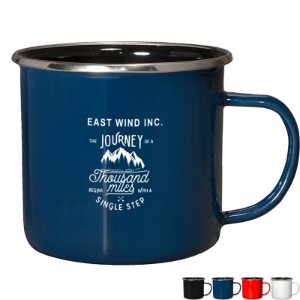 Log Cabin Iron & Stainless Steel Mug, 16.9oz. - JE2253