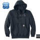 Carhartt® Rain Defender® Paxton Heavyweight Hooded Zip Mock Sweatshirt