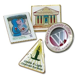 Screenprinted Lapel Pin - LAP400