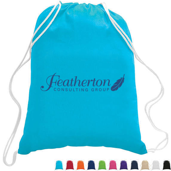 Product Photo 1 Drawstring Cotton Canvas Cinchpack, 5.5 oz.