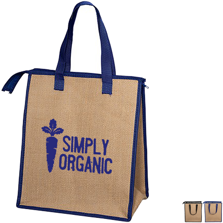 Product Photo 1 Insulated Natural Jute Cooler Tote