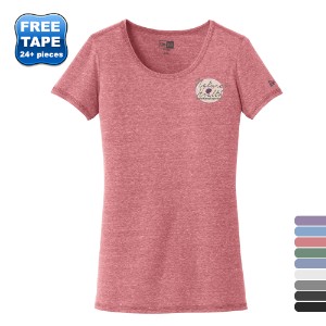New Era® Ladies' Tri-Blend Performance Scoop Tee - WJ5550