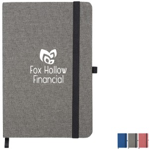 Strand™ Snow Canvas Bound Journal, 5 1/2" x 8 1/4" - PM1427