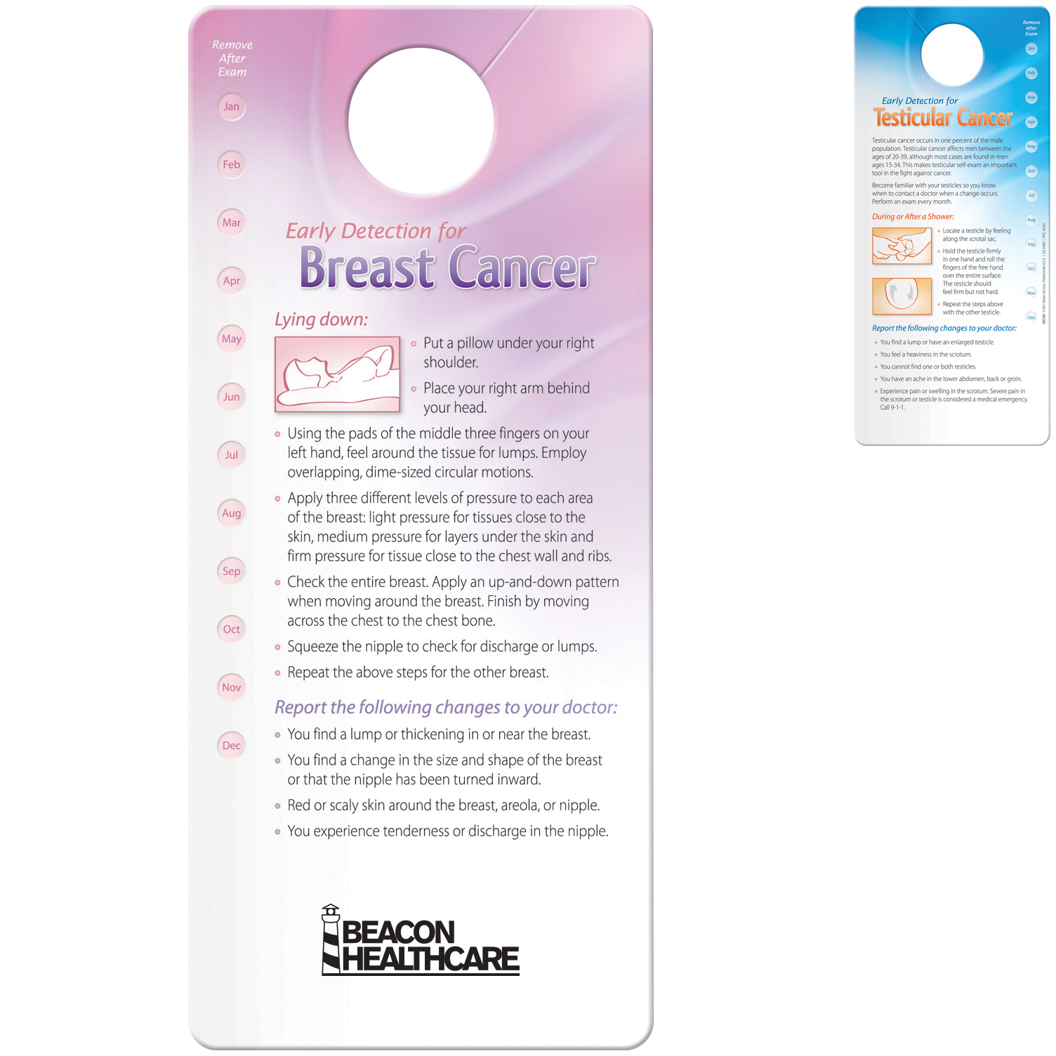 Product Photo 1 His & Hers Self-Exam Shower Card