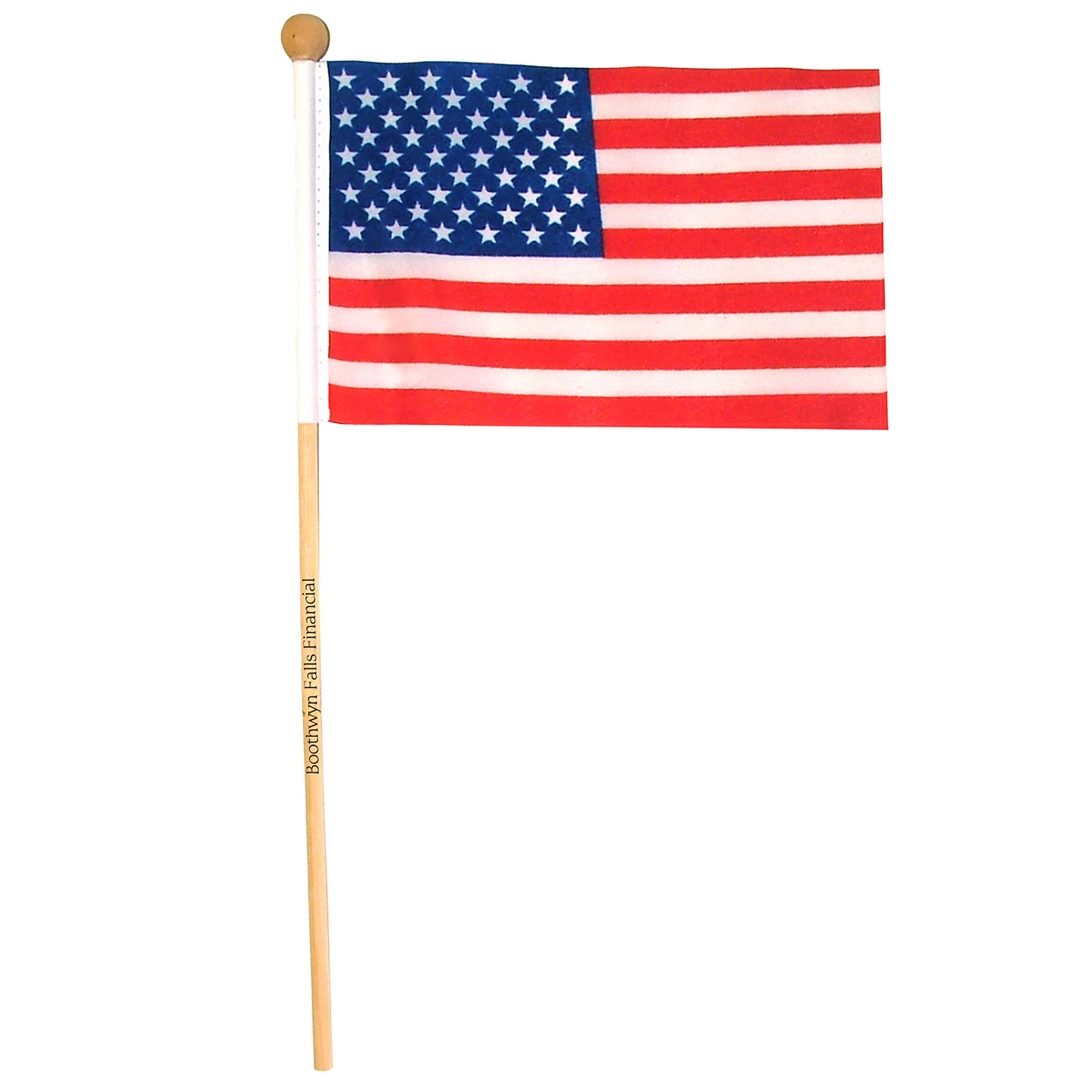 Product Photo 1 USA Flag with Wood Stick, 4" x 6"