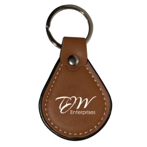 Leather Teardrop Keychain - AF2413