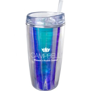 Rainbow Wave Tumbler, 16 oz. - AL7052