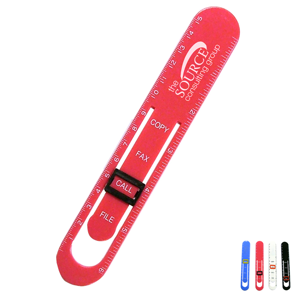 Product Photo 1 Plastic Ruler with Message Clip