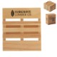 Wood Pallet Coaster, Set of 4