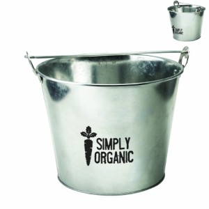 Galvanized Ice Bucket w/ Bottle Opener, 5 Qt. - IL2707
