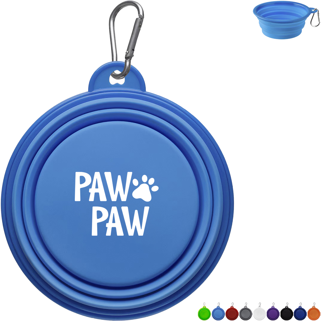 Product Photo 1 Collapsible Silicone Pet Bowl w/ Carabiner