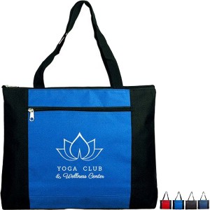Double Zippered Polyester Tote - ZR1385