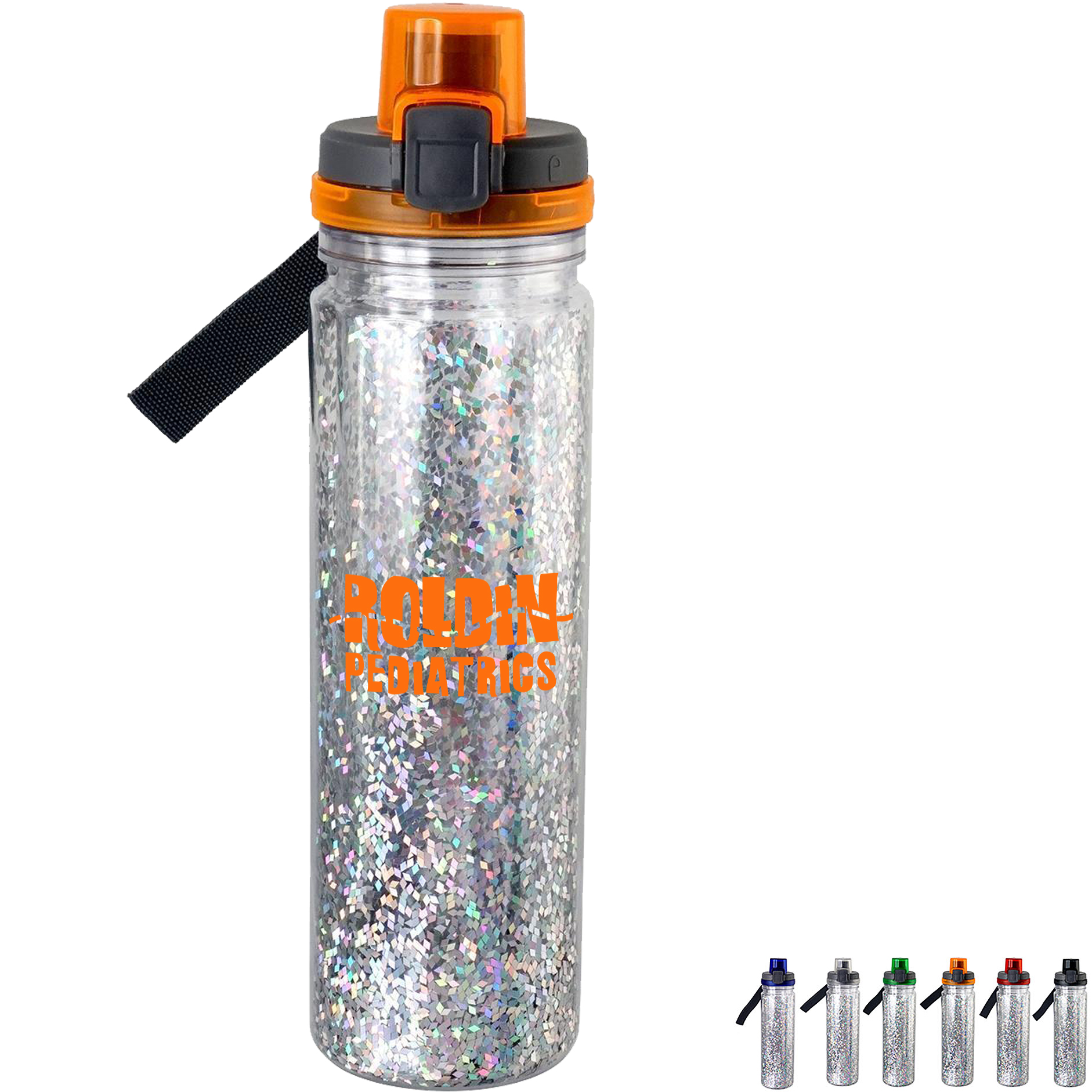 Product Photo 1 Locking Confetti Bottle, 18 oz.