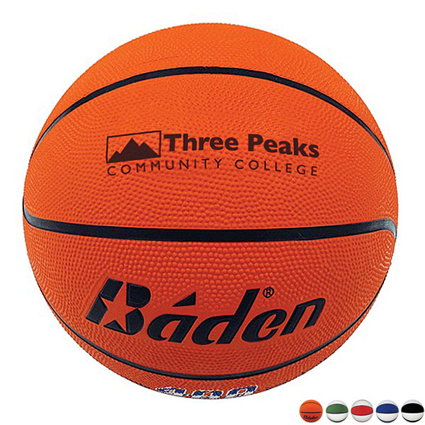 Product Photo 1 Baden® Official Size Rubber Basketball, Size 7