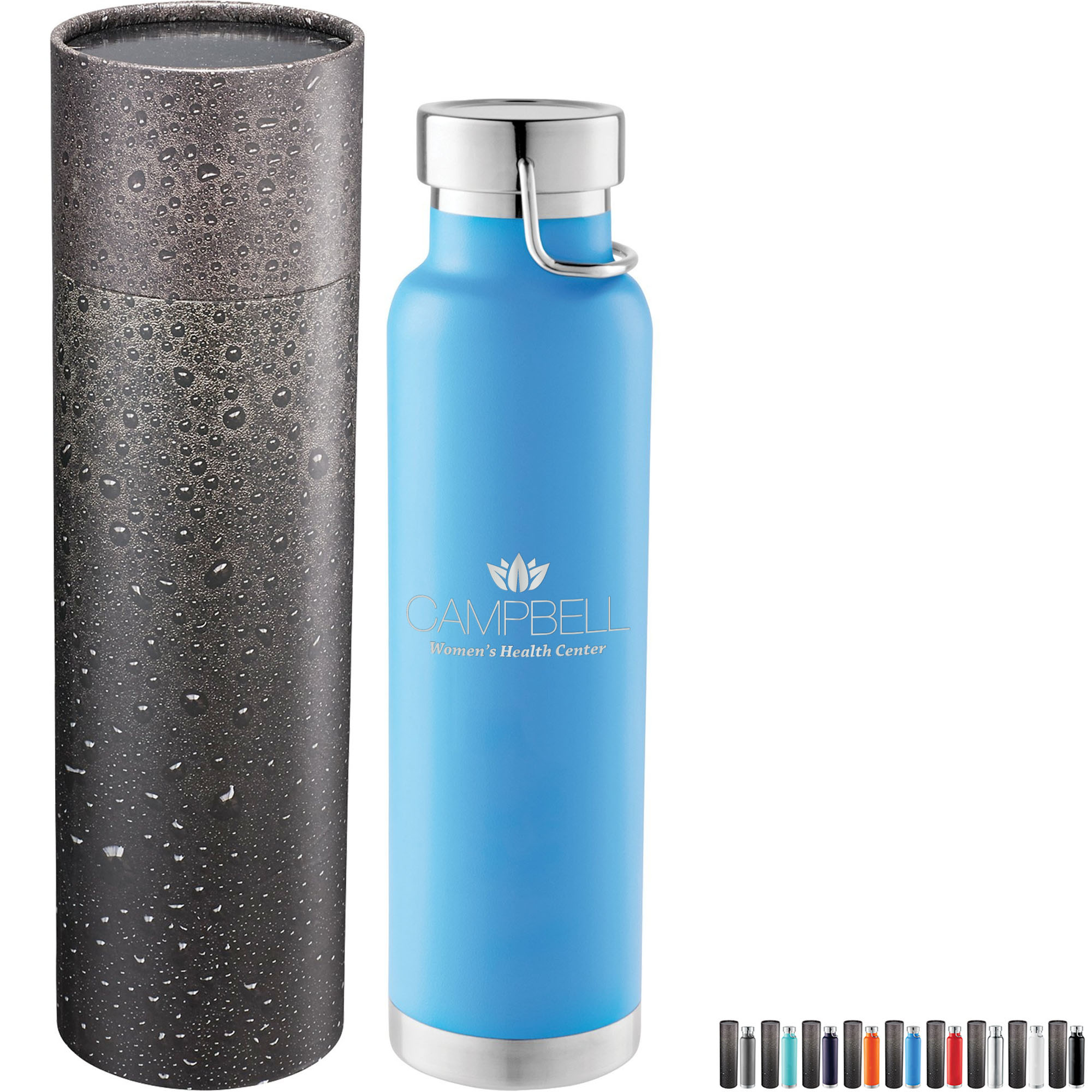 Product Photo 1 Thor Copper Vac Bottle w/Cylindrical Box, 22 oz.
