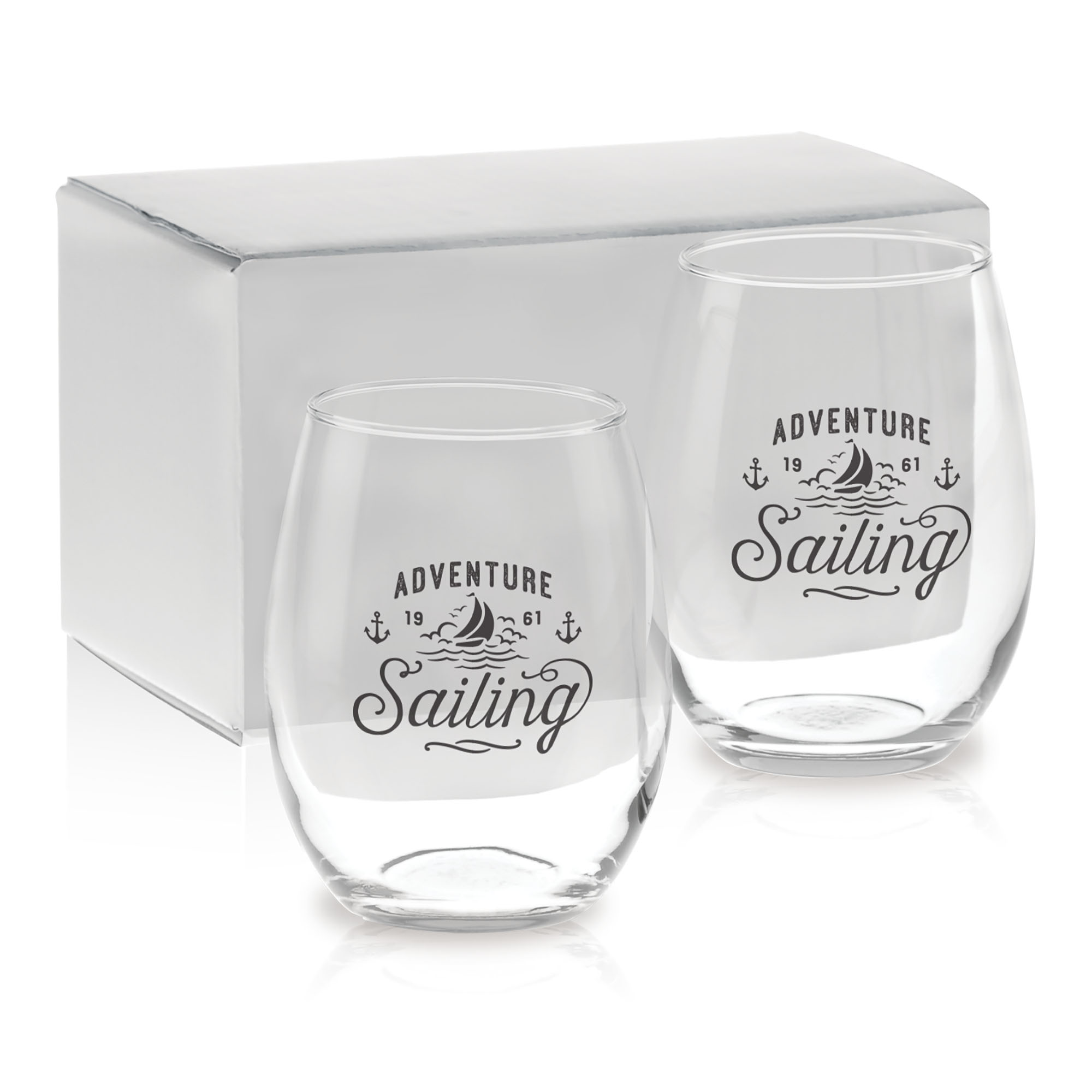 Product Photo 1 Stemless White Wine Gift Set, 15 oz.