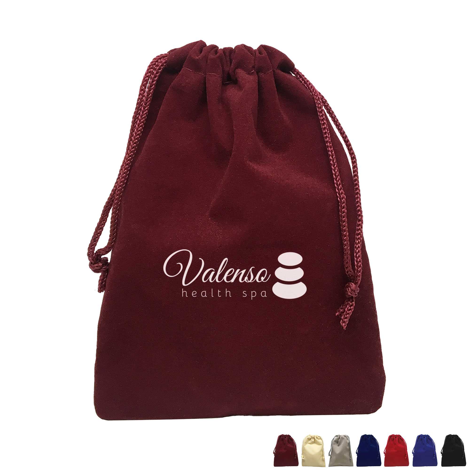 Product Photo 1 Velour Drawstring Pouch, 3" x 4"