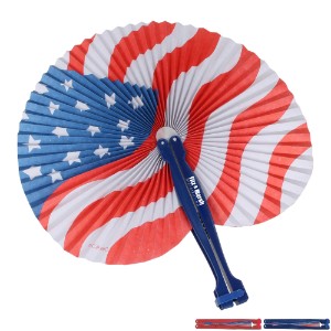 Patriotic Folding Fan - LE2075