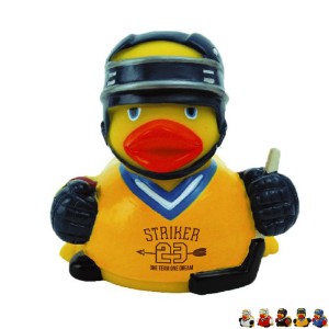 Hockey Player Rubber Duck - AN1125