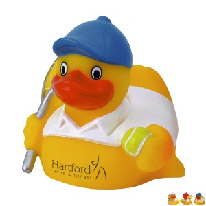 Tennis Player Rubber Duck - AN1135