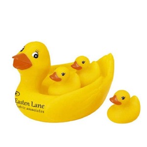 Mom & Babies 4-Piece Rubber Duck Set - AN1230