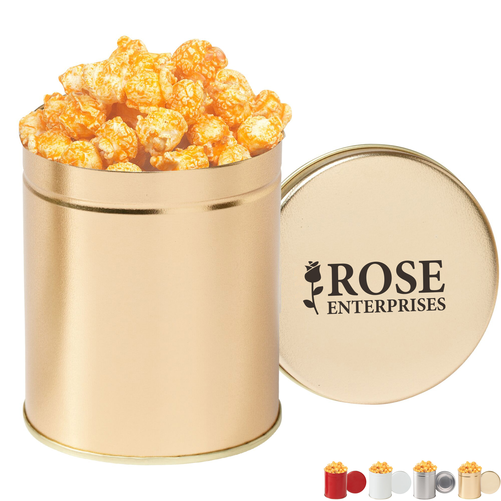 Product Photo 1 Gourmet Cheddar Popcorn Tin, Quart