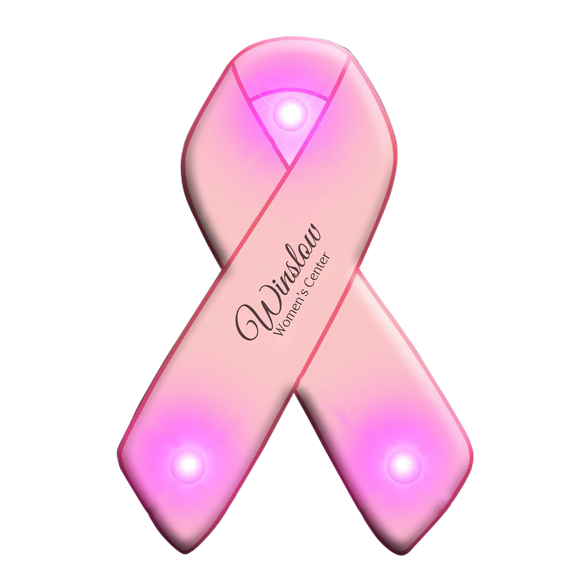 Product Photo 1 Pink Ribbon Flashing LED Lapel Pin