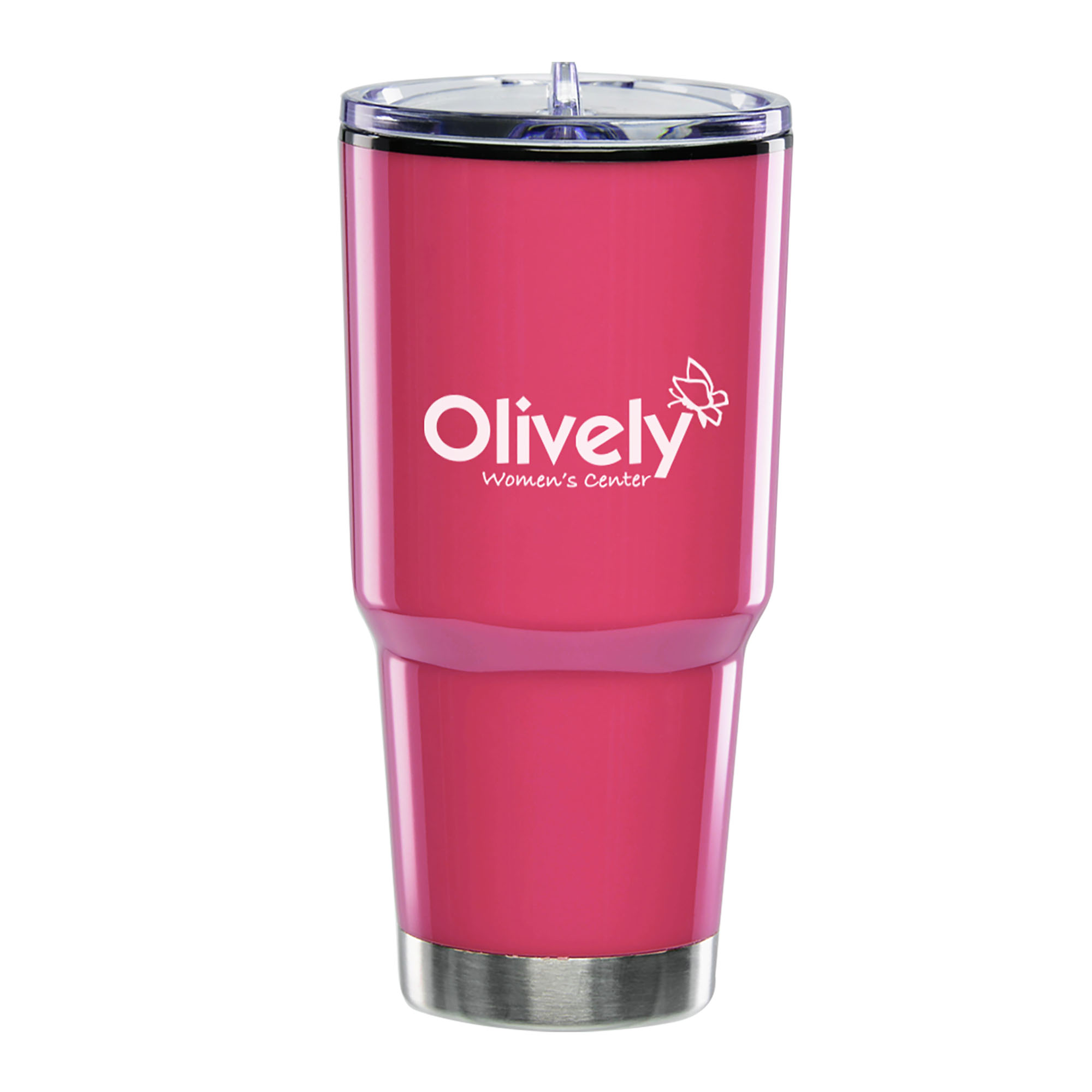 Product Photo 1 Pink Adriatic Double Wall Auto Tumbler, 24oz.