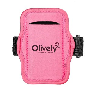 JogStrap Pink Neoprene Phone Holder Armband - NM1760