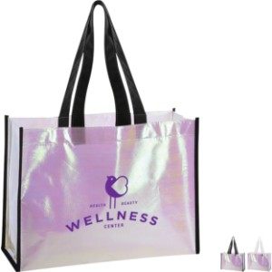 Mini Pearl Laminated Non-Woven Tote Bag - HT1698