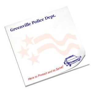 Protect and Serve, 25 Sheet Sticky Pad - SPM250