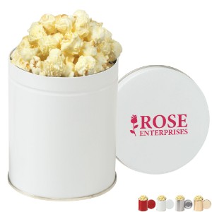 Gourmet White Cheddar Truffle Popcorn Tin, Quart - MD8509