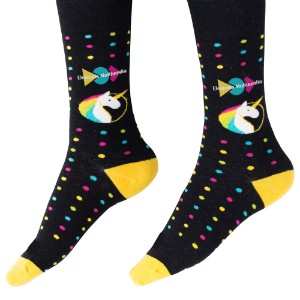Custom Knit Cotton Blend Crew Socks - SX2025