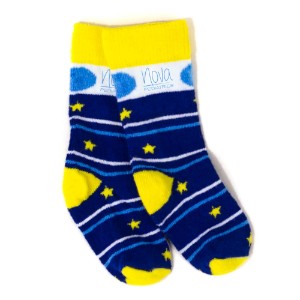 Custom Knit Cotton Blend Youth Crew Socks - SX2005