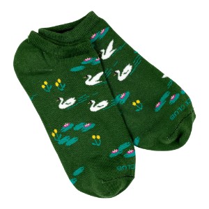 Custom Knit Cotton Blend No-Show Ankle Socks - SX2010