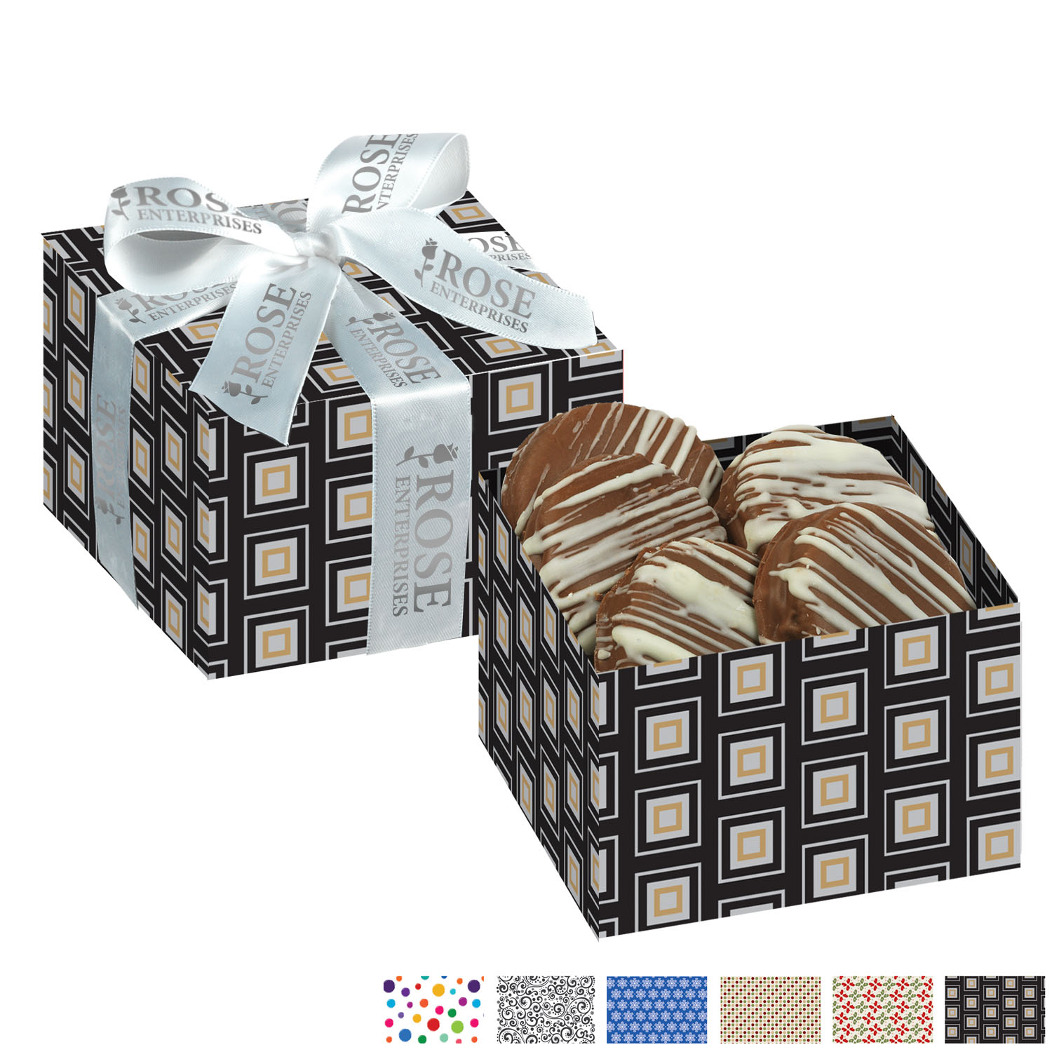 Product Photo 1 Chocolate Covered Oreo® 5 Piece Gift Box with Chocolate Drizzle